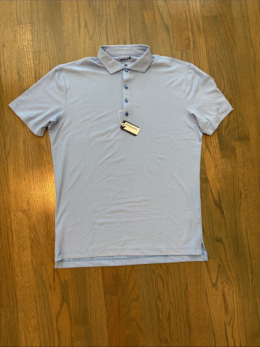 johnnie-O Light Blue Men's Polo Shirt - Short Sleeve